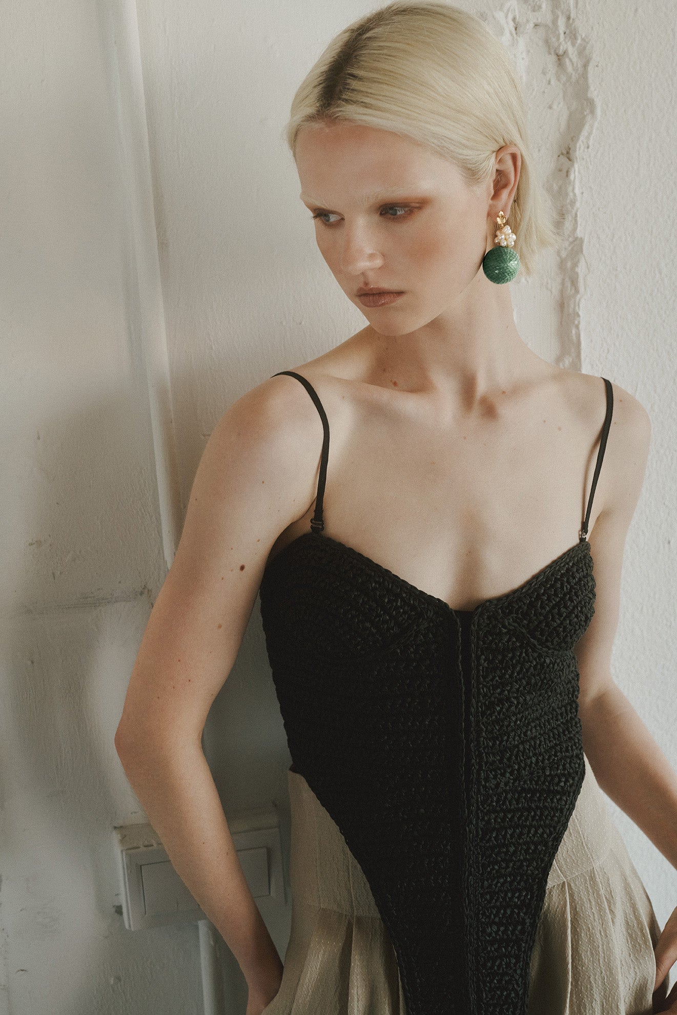 PENDIENTES GRACE. GREEN