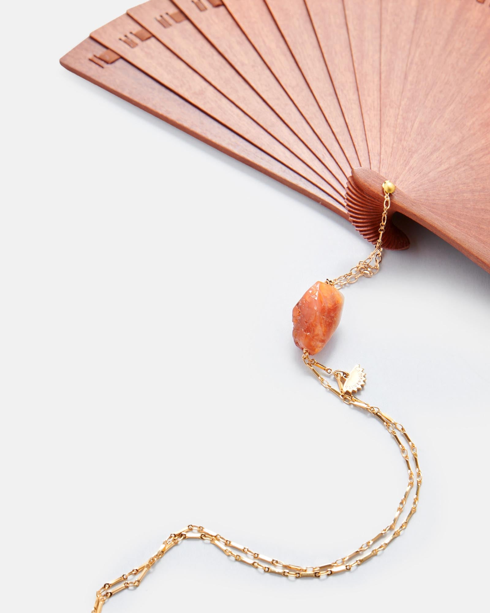ABANICO ROBIN MANDARINE