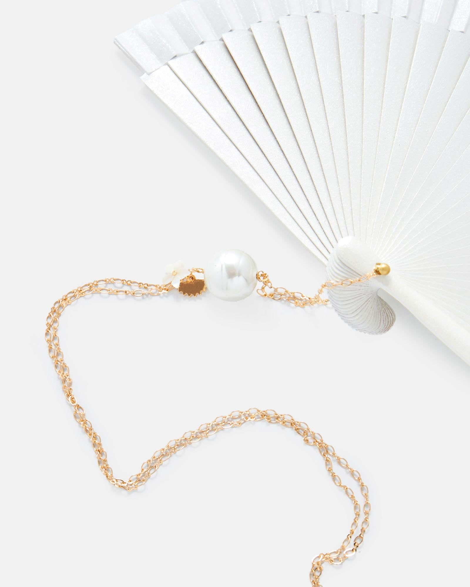 ABANICO PERLON WHITE