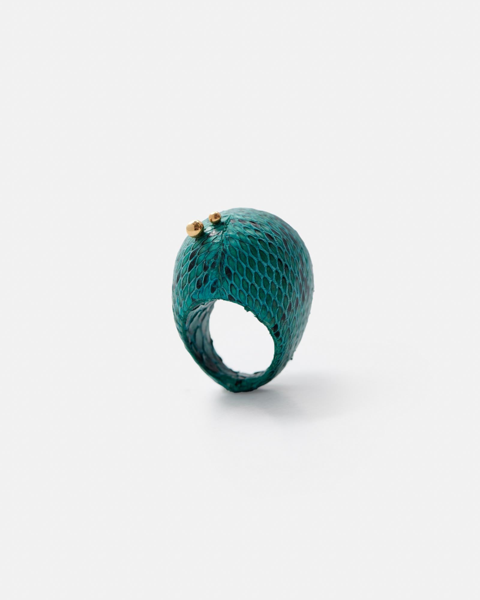 ANILLO GRETA. GREEN