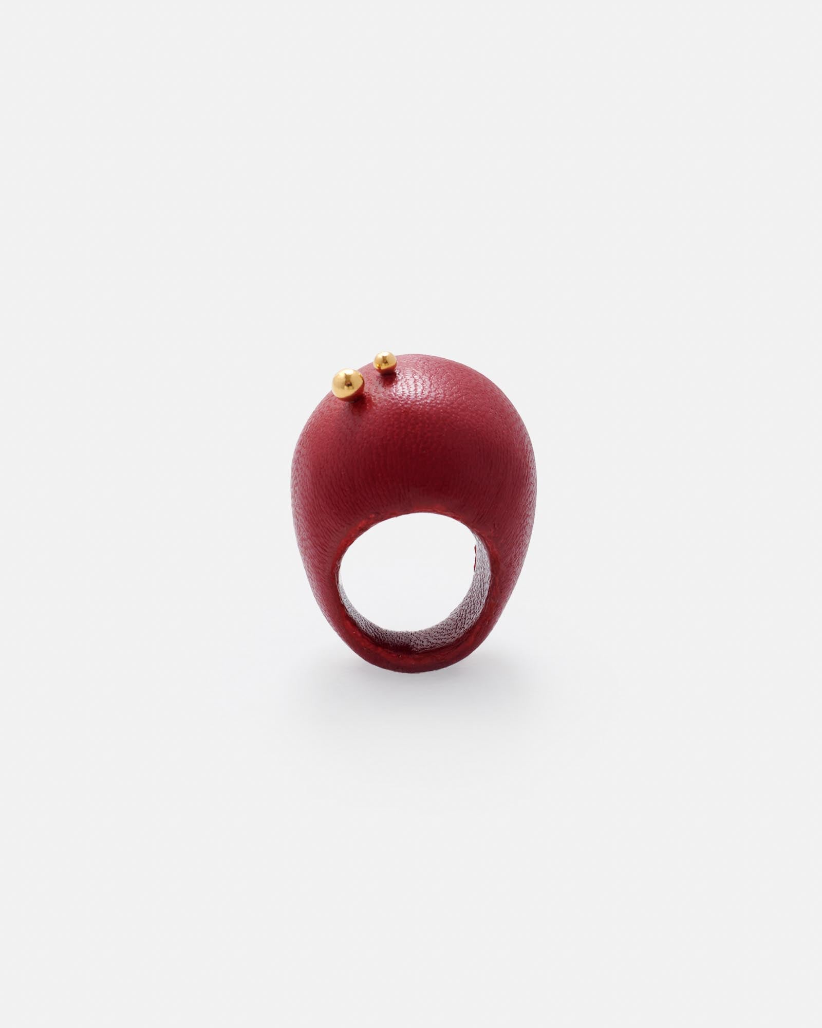 ANILLO GRETA. BURGUNDY