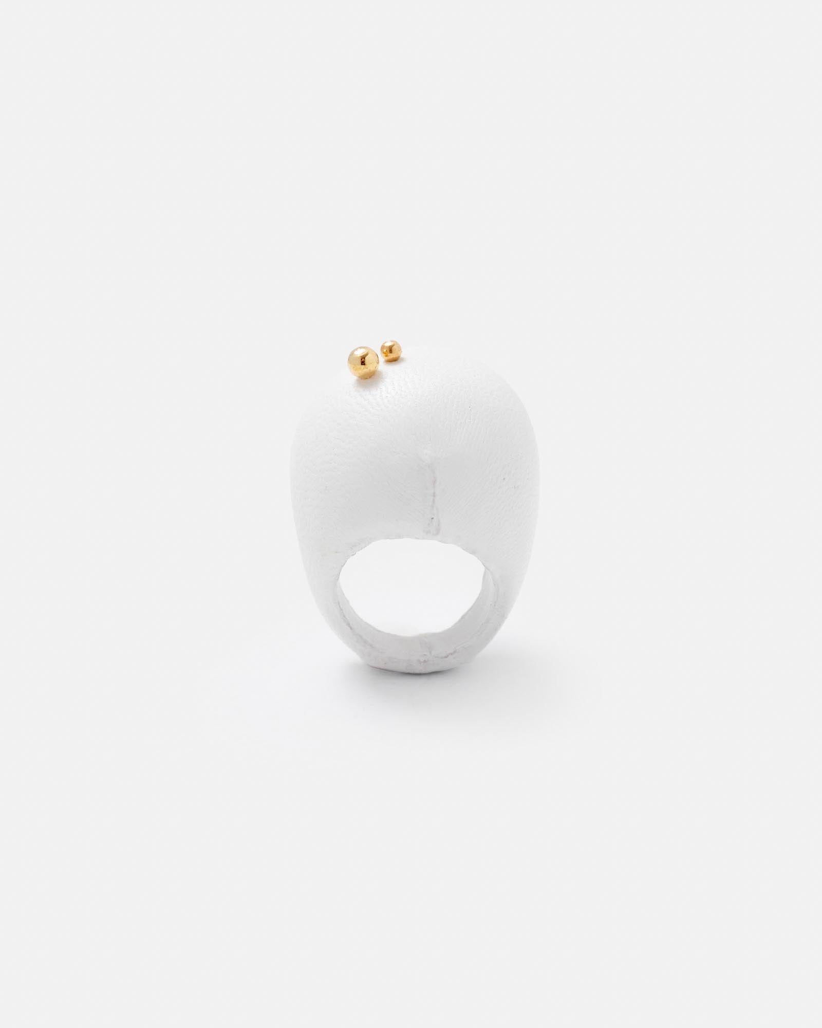 ANILLO GRETA. WHITE