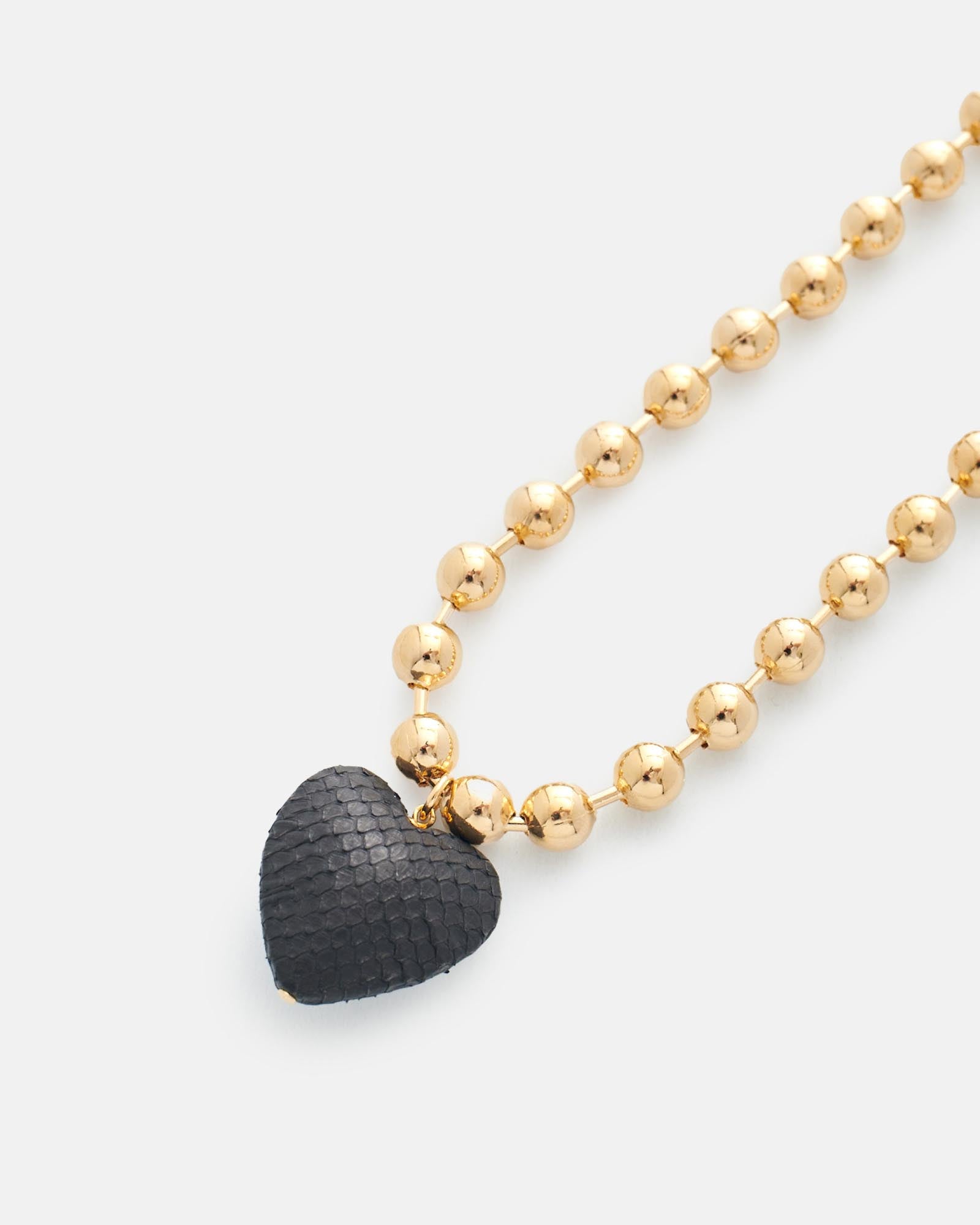COLLAR COR SNAKE. BLACK