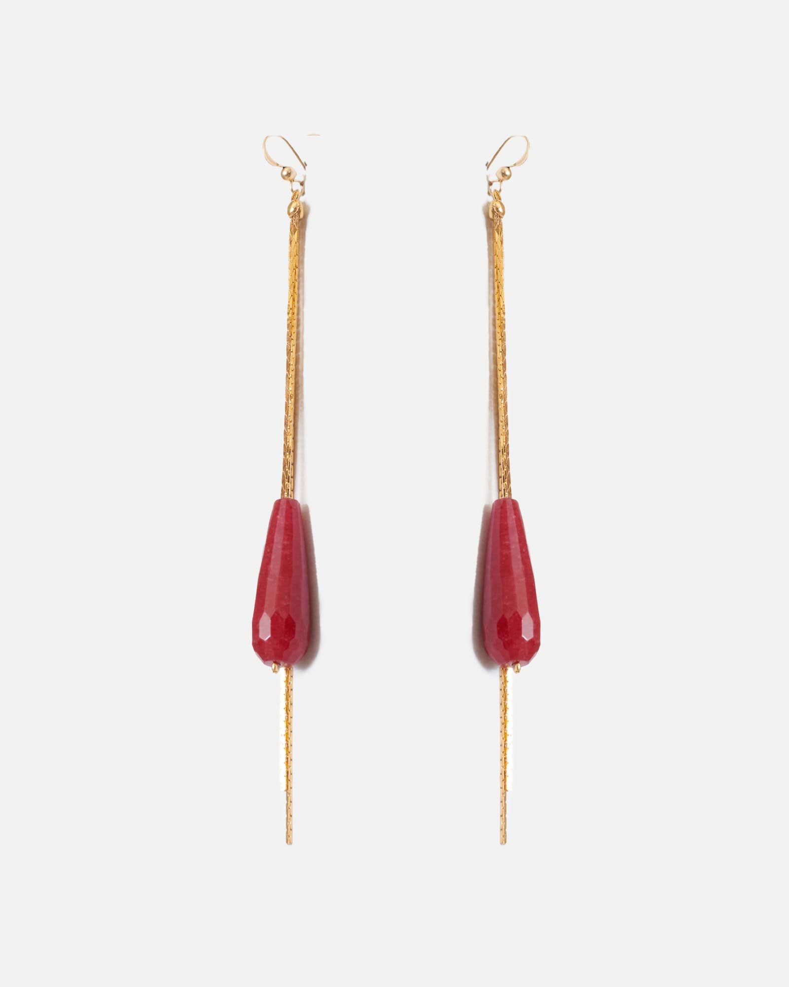 PENDIENTES SAUCE. RED