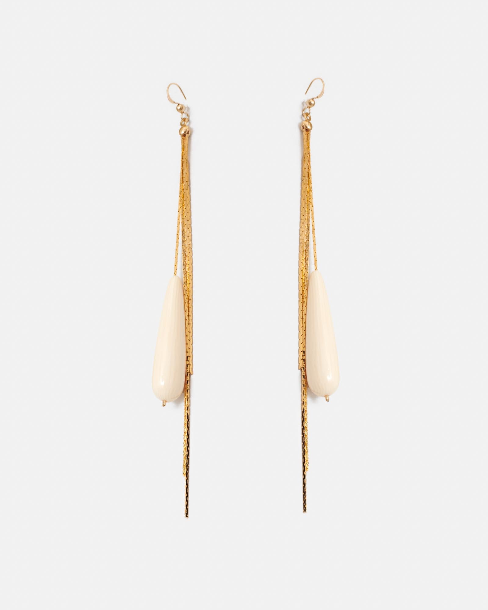 PENDIENTES SAUCE. WHITE
