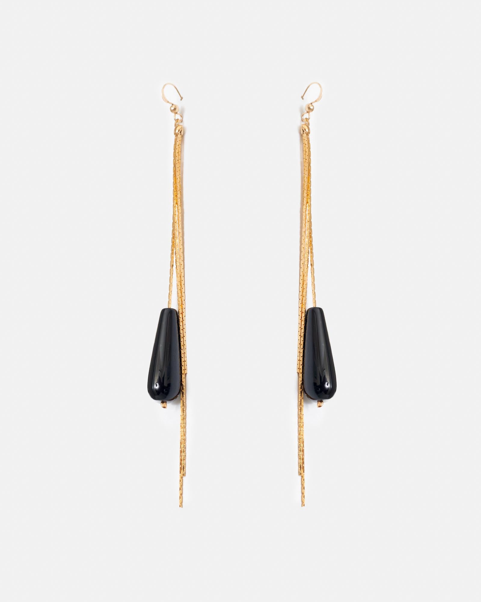 PENDIENTES SAUCE. BLACK