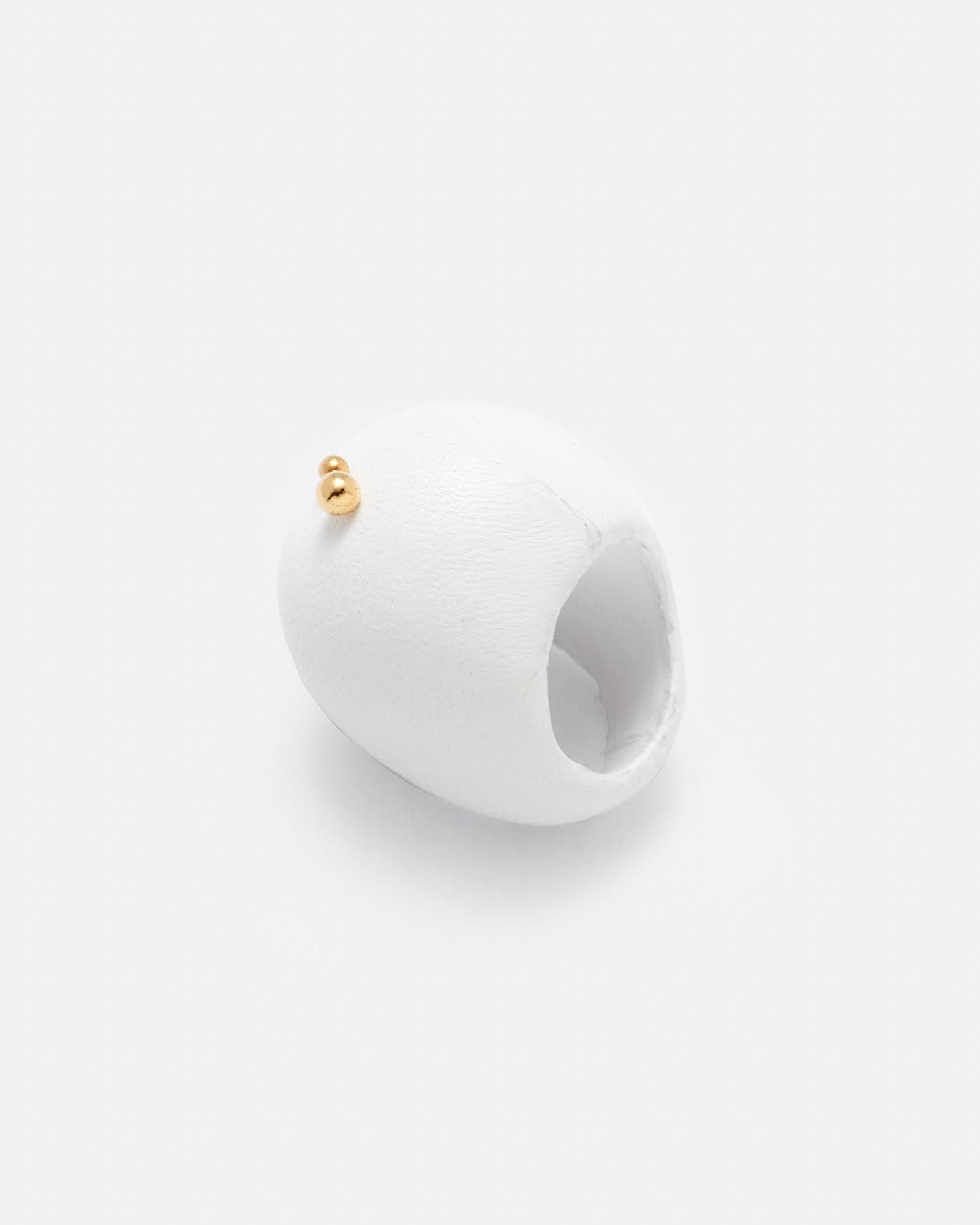 ANILLO GRETA. WHITE