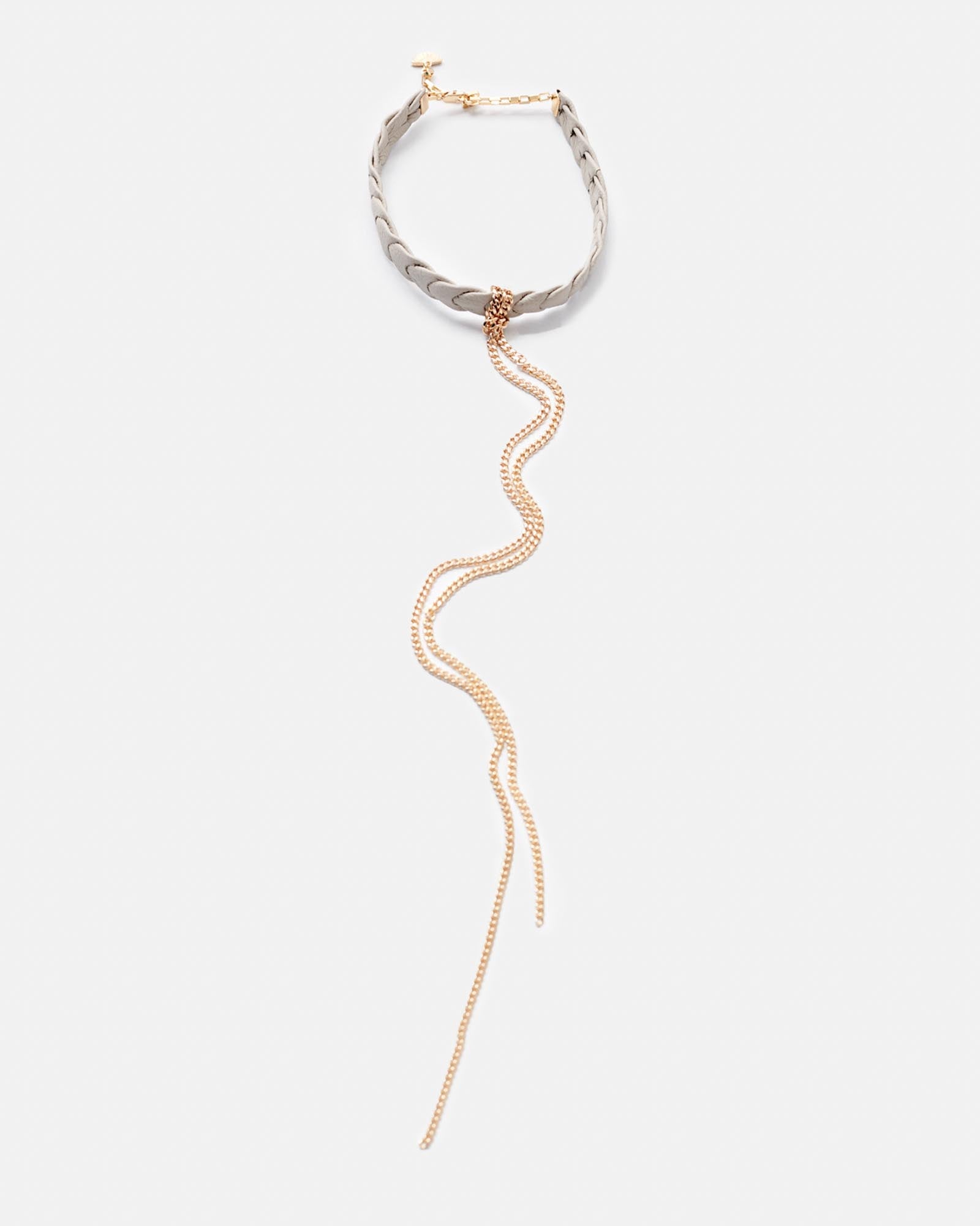 COLLAR TIE. GREY