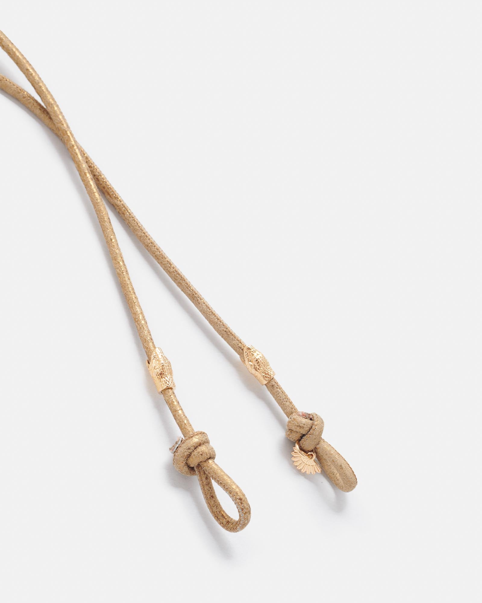 CORDÓN GAFAS SNAKE. ANTIQUE GOLD