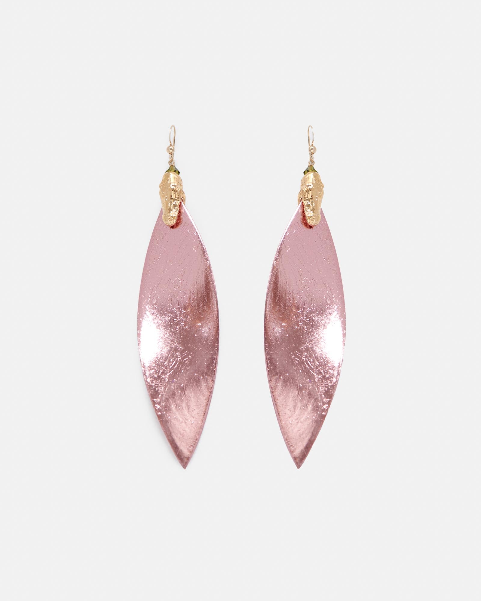 PENDIENTES FLORENCIA XL METALLIC. ROSE