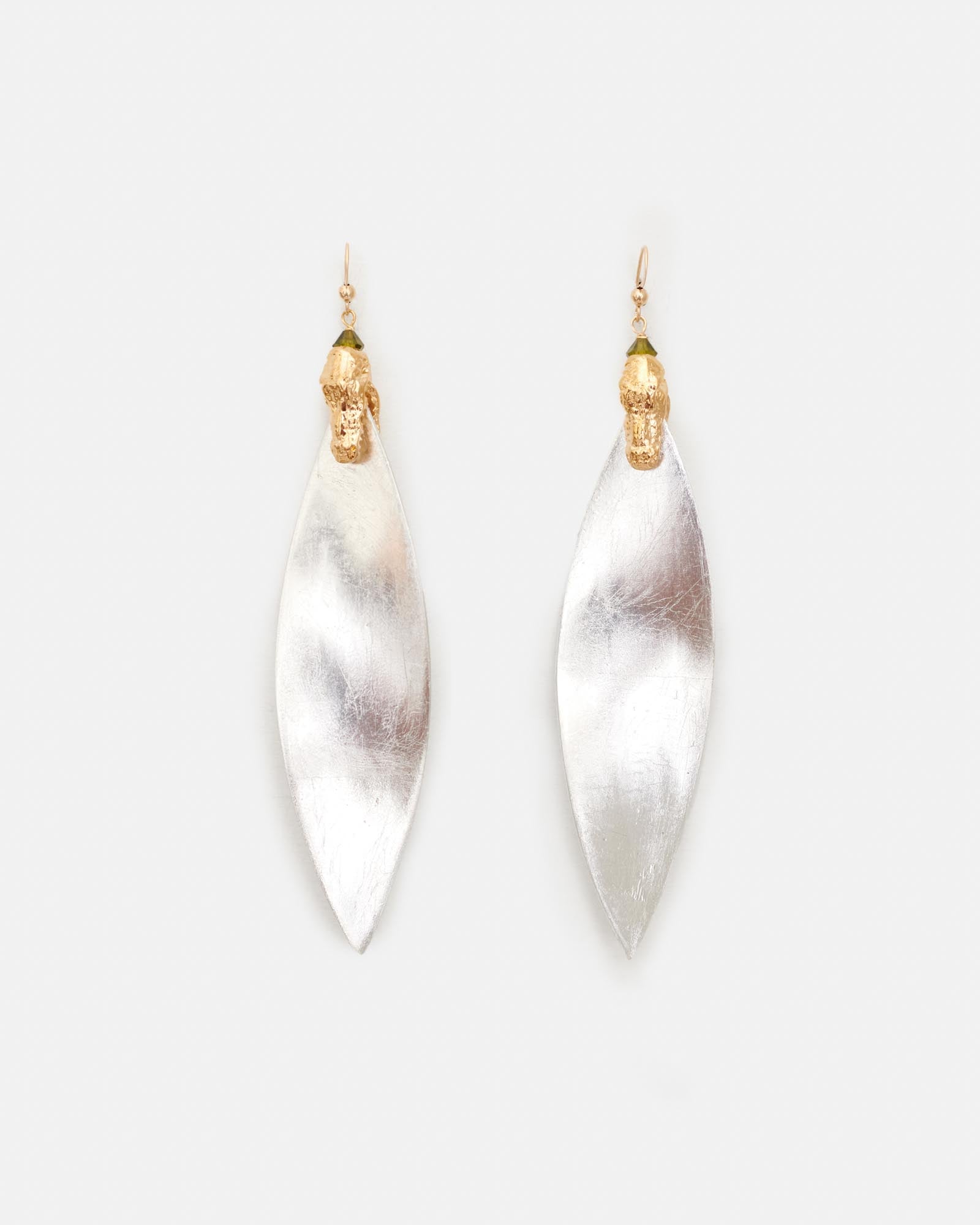 PENDIENTES FLORENCIA XL METALLIC. SILVER