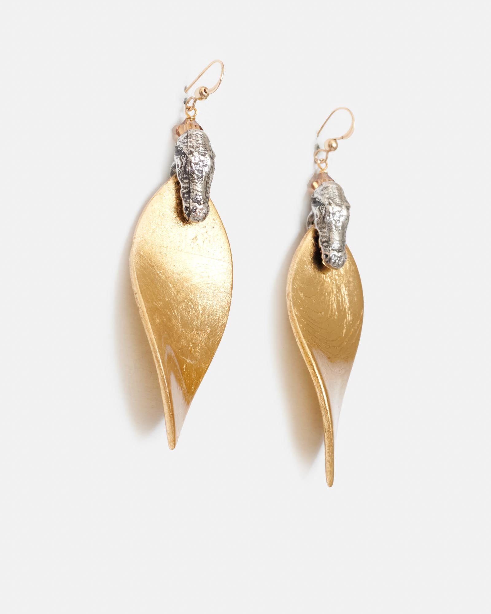 PENDIENTES FLORENCIA METALLIC. GOLD