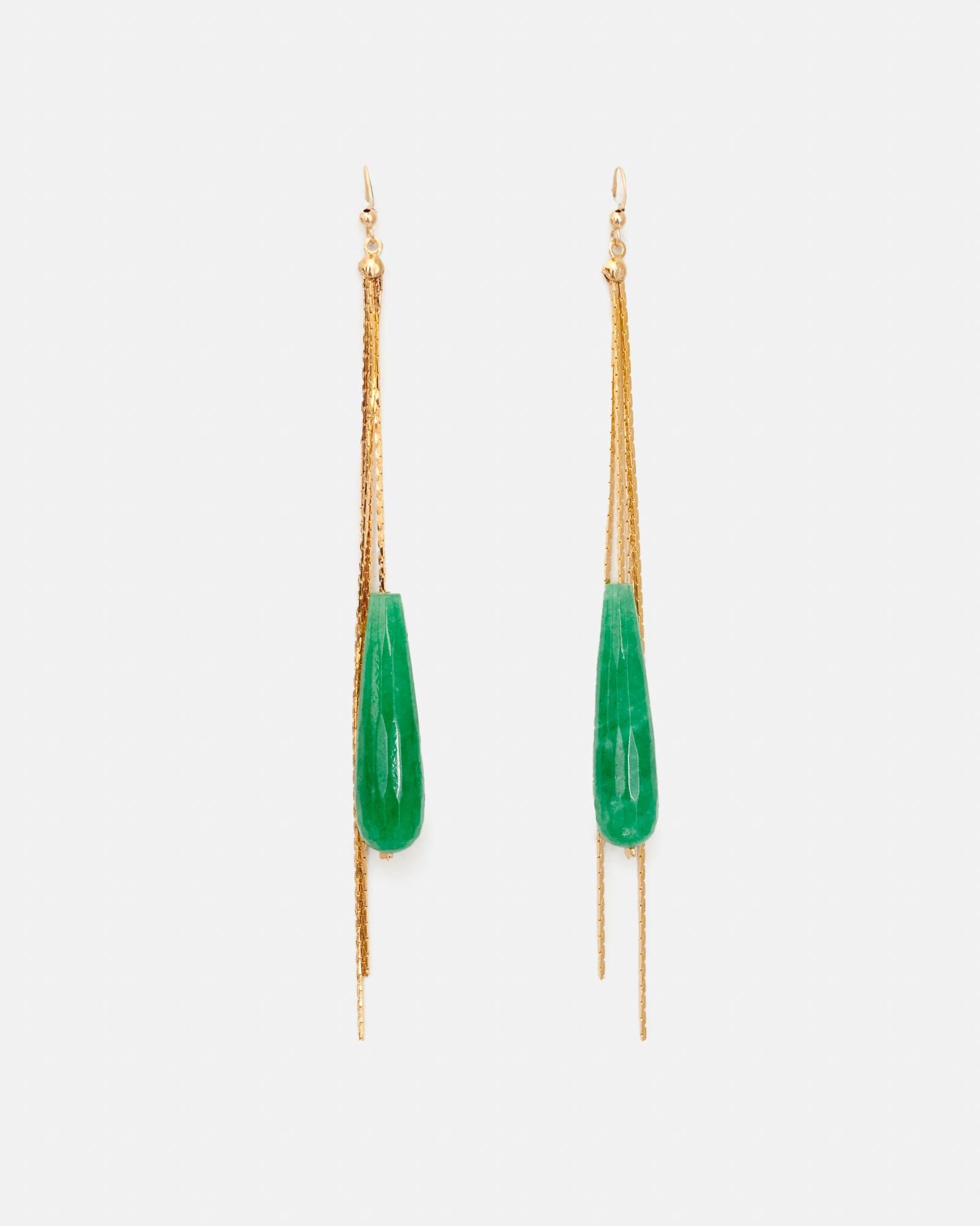 PENDIENTES SAUCE. GREEN
